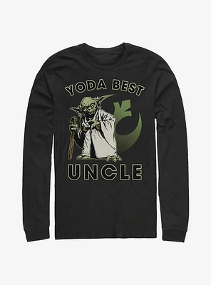 Star Wars Yoda Best Uncle Long-Sleeve T-Shirt