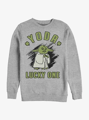 Star Wars Doodle Yoda Lucky Crew Sweatshirt