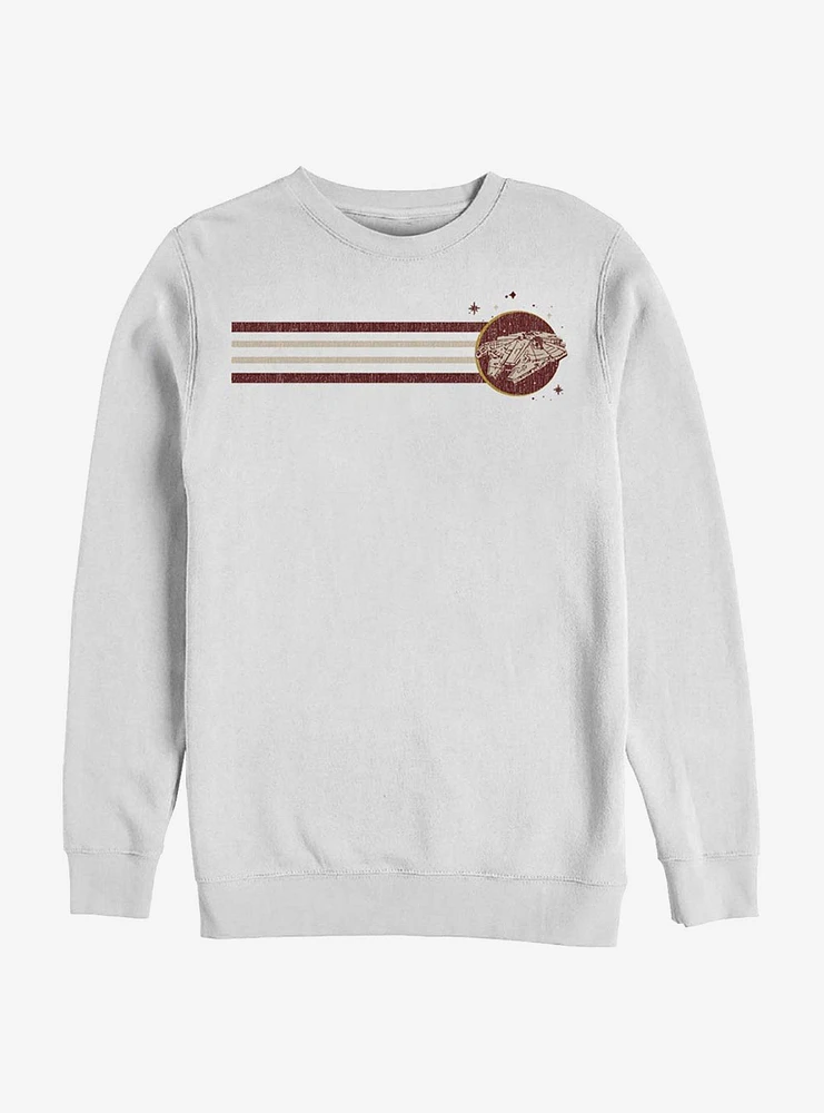 Star Wars Flight Of Falcon Crew Sweatshirt