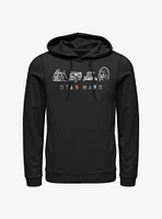 Star Wars Geometry Characters Hoodie