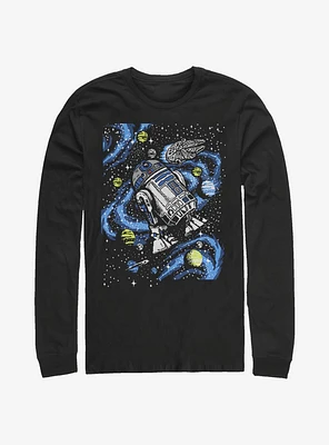 Star Wars R2 Floating Long-Sleeve T-Shirt