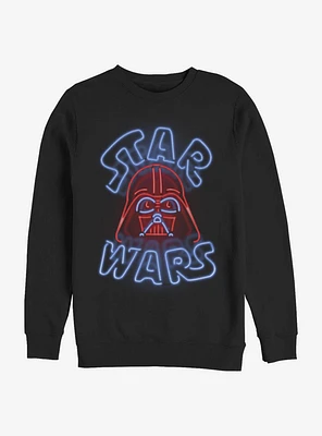 Star Wars Vader Neon Sign Crew Sweatshirt