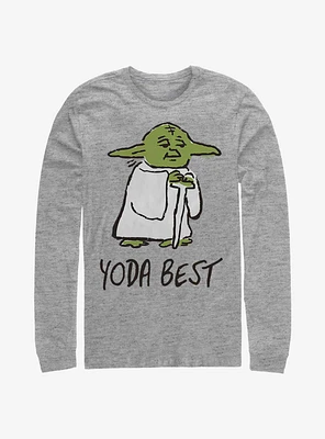 Star Wars Yoda Best Doodle Long-Sleeve T-Shirt