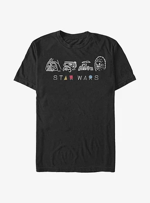 Star Wars Geometry Shine T-Shirt