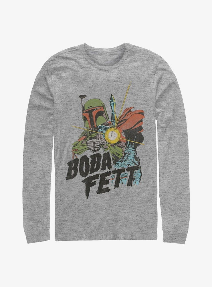 Star Wars Retro Boba Long-Sleeve T-Shirt