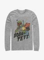 Star Wars Retro Boba Long-Sleeve T-Shirt