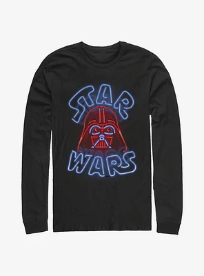 Star Wars Vader Neon Sign Long-Sleeve T-Shirt