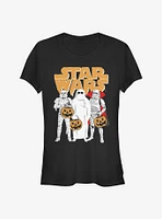 Star Wars Stormtroopers Trick Or Treating Girls T-Shirt