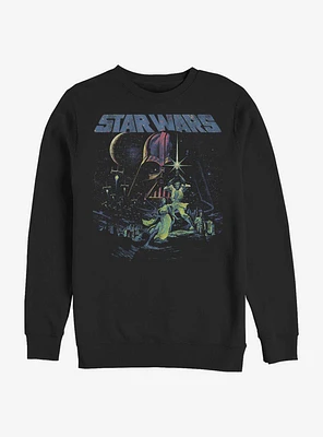 Star Wars Color Pop Crew Sweatshirt
