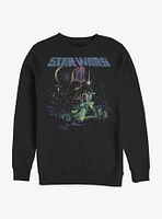 Star Wars Color Pop Crew Sweatshirt