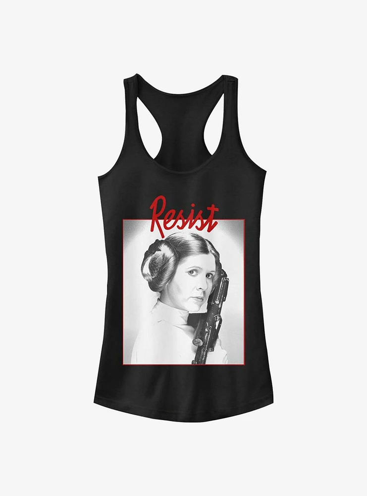 Star Wars Leia Resist Girls Tank