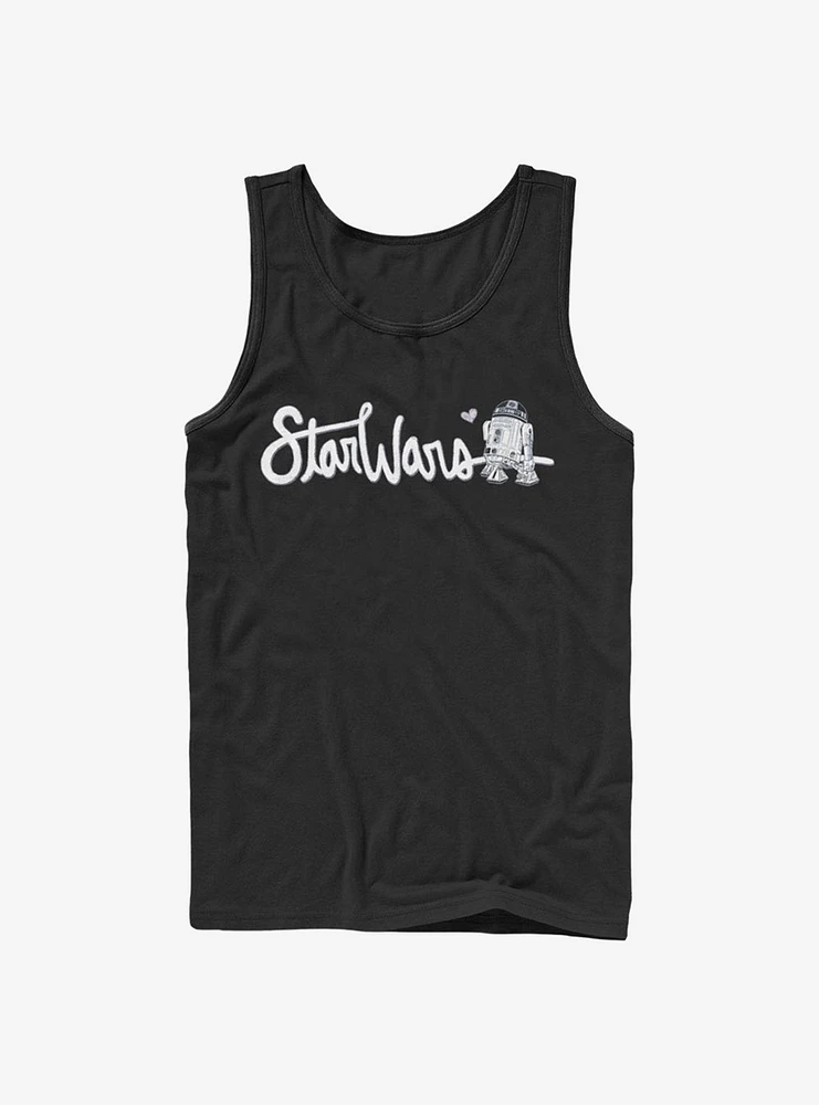 Star Wars Cursive R2 Tank