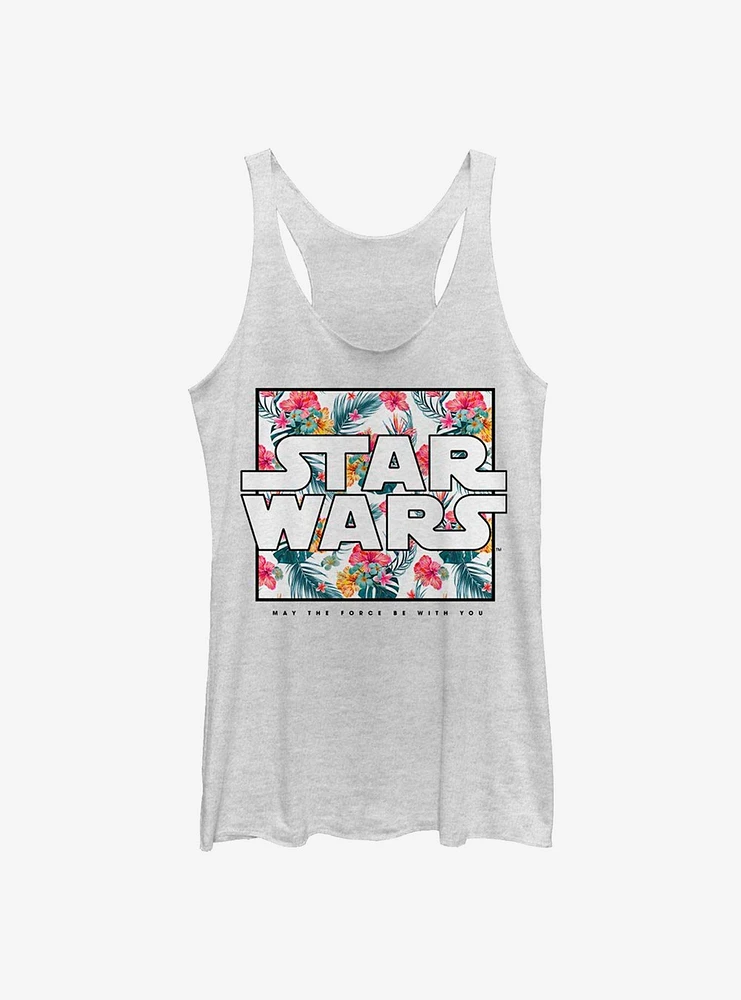 Star Wars Floral Box Girls Tank