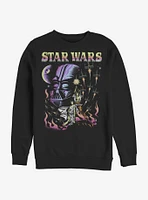 Star Wars Blacklight Dark Side Crew Sweatshirt