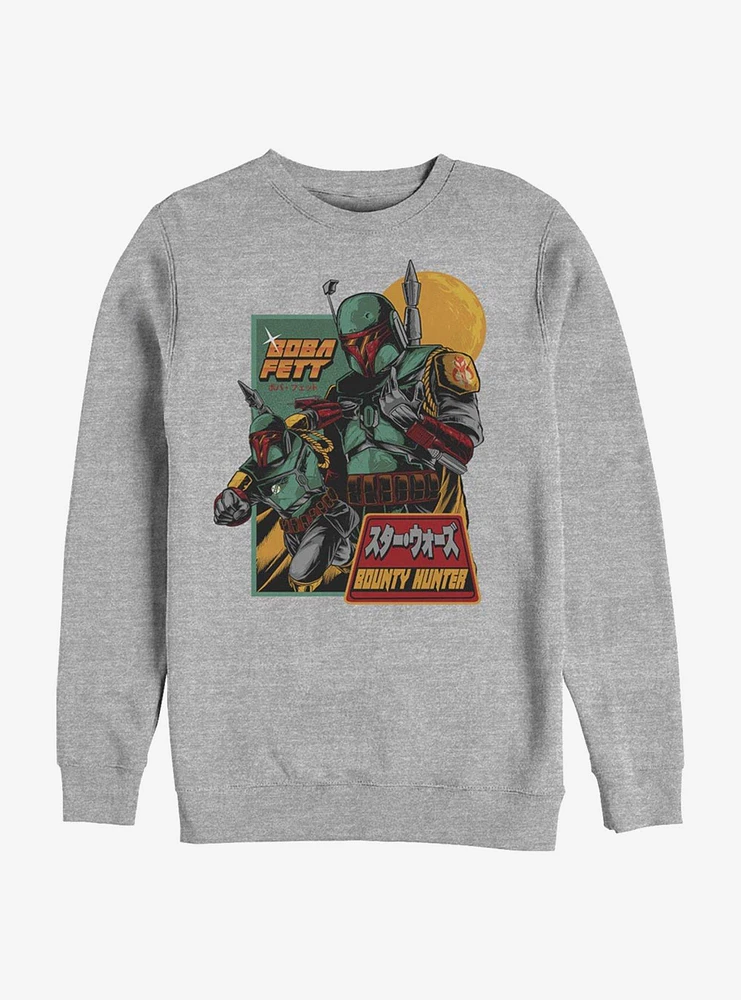 Star Wars Boba Fett Bounty Hunter Crew Sweatshirt