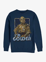 Star Wars Golden C-3PO Crew Sweatshirt