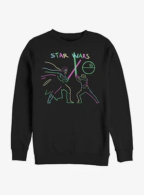 Star Wars Neon Fighters Crew Sweatshirt
