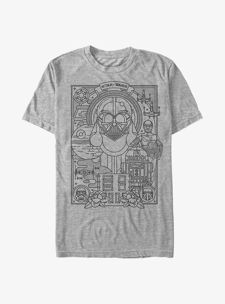 Star Wars Lines T-Shirt