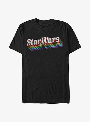 Star Wars Rainbow Logo T-Shirt