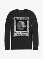 Star Wars All Positions Available Death Long-Sleeve T-Shirt