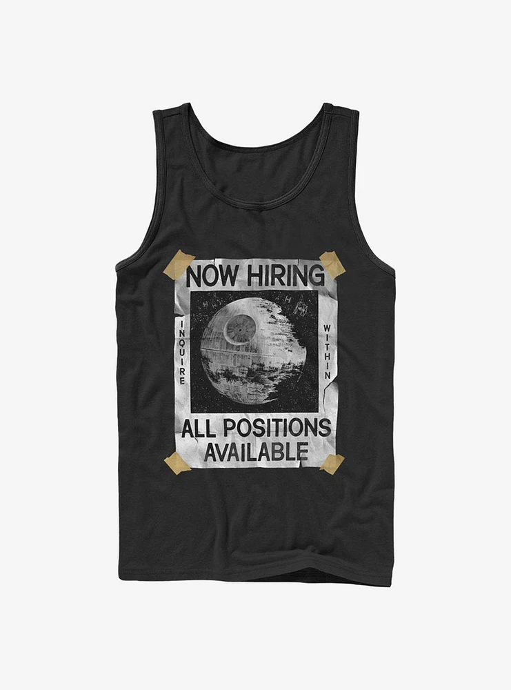 Star Wars All Positions Available Death Tank Top