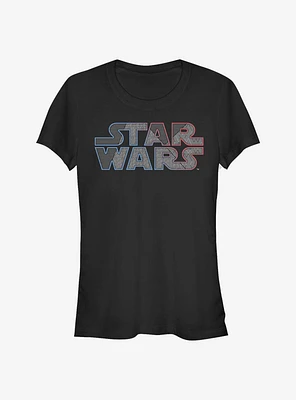 Star Wars Pattern Logo Girls T-Shirt