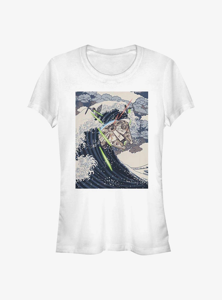 Star Wars Space Wave Girls T-Shirt