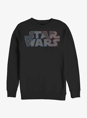 Star Wars Pattern Logo Crew Sweatshirt