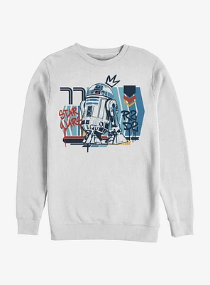 Star Wars R2-D2 Spray Paint Crew Sweatshirt