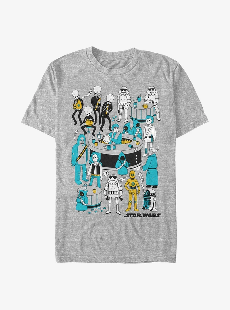 Star Wars Cantina Doodle T-Shirt