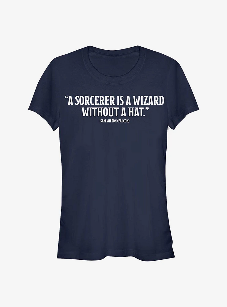 Marvel The Falcon And Winter Soldier A Wizard Without Hat Quote Girls T-Shirt