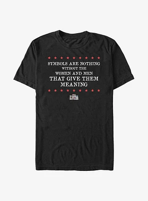 Marvel The Falcon And Winter Soldier Symbols Are Nothing T-Shirt