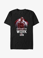 Marvel The Falcon And Winter Soldier Let's Get To Work T-Shirt