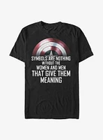 Marvel The Falcon And Winter Soldier Symbols T-Shirt