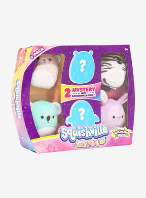 Squishville Mini Squishmallow Wildlife Squad Plush Set