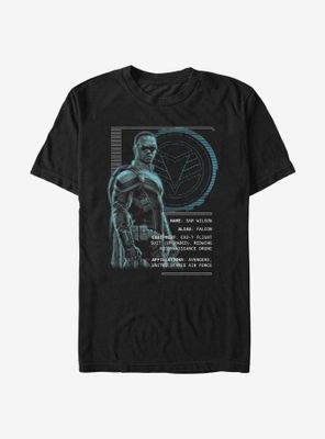 Marvel The Falcon And Winter Soldier Stats T-Shirt