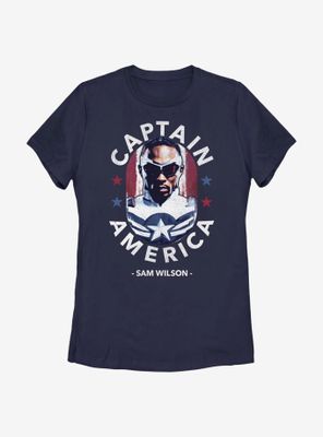 Marvel The Falcon And Winter Soldier Sam Is Captain America Womens T-Shirt