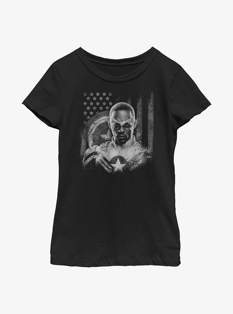 Marvel The Falcon And Winter Soldier Fighting Youth Girls T-Shirt