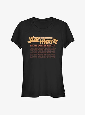 Star Wars Be With You Girls T-Shirt