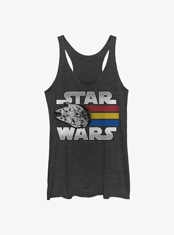 Star Wars Falcon Blast Off Girls Tank Top