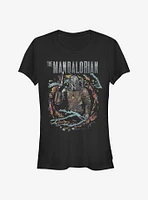 Star Wars The Mandalorian Brutal Surroundings Girls T-Shirt