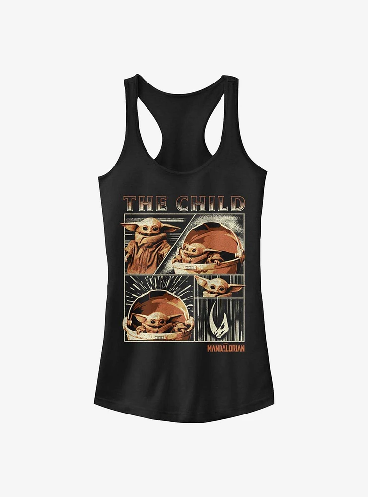 Star Wars The Mandalorian Child Panel Girls Tank