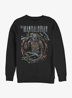 Star Wars The Mandalorian Brutal Surroundings Crew Sweatshirt