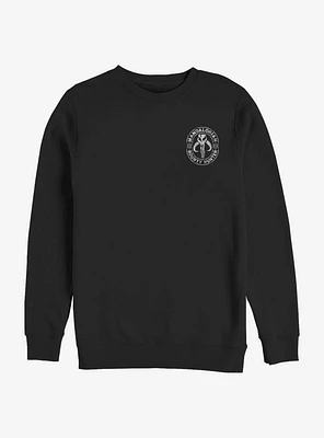 Star Wars The Mandalorian Gun For Hire Crew Sweatshirt