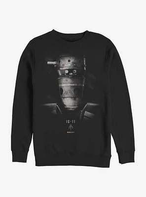 Star Wars The Mandalorian IG-11 Portrait Crew Sweatshirt