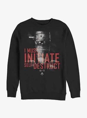 Star Wars The Mandalorian IG-Destruct Crew Sweatshirt