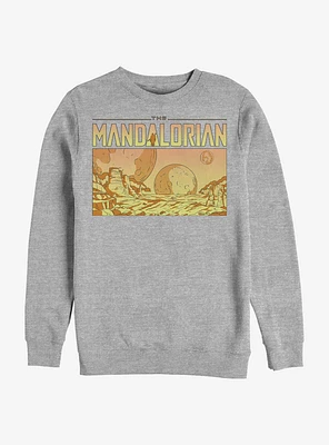 Star Wars The Mandalorian Desert Space Crew Sweatshirt