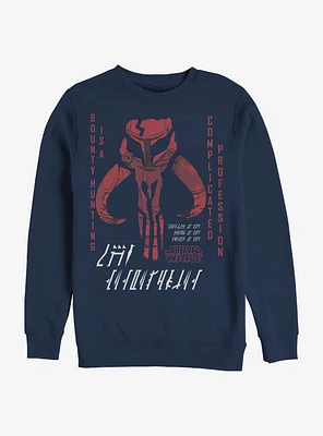 Star Wars The Mandalorian Retro Vengence Crew Sweatshirt