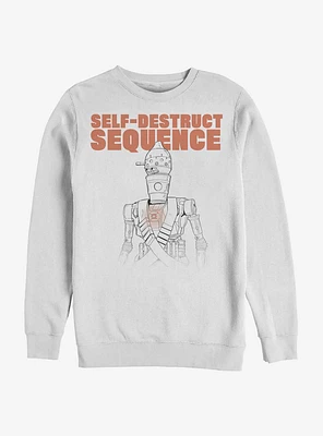 Star Wars The Mandalorian Self Destruct IG-11 Crew Sweatshirt