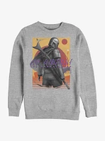 Star Wars The Mandalorian Western Slinger Crew Sweatshirt